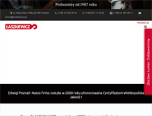 Tablet Screenshot of laszkiewicz.pl